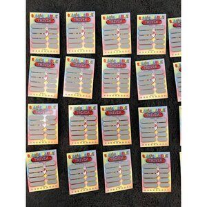 1998-99 Ty Beanie Babies Scratch-Off Trivia Game Cards 31 Unused Cards